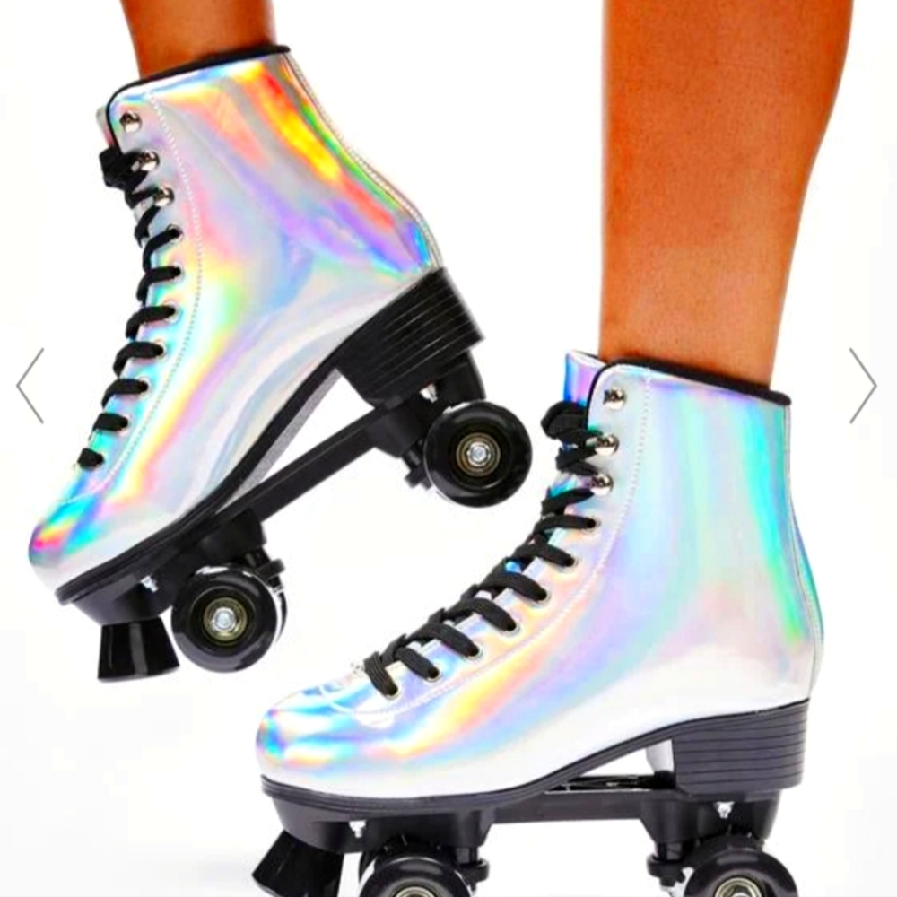 Holographic Roller Skates for Women